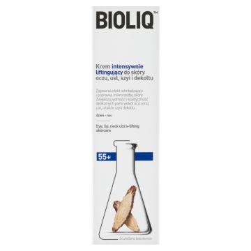 Bioliq 55+, krem intensywnie liftingujący do skóry oczu, ust, szyi i dekoltu, 30ml