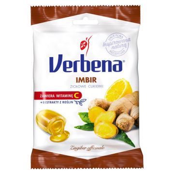 Verbena, cuk.,ziolowe, imbir, 60 g