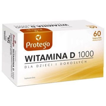 Protego Witamina D 1000, kapsułki elastyczne, 60 szt.