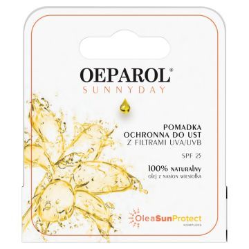 Oeparol Sunnyday, pomadka ochronna do ust, UVA/UVB, SPF 25, 4,8 g