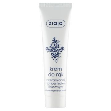 Ziaja, krem do rąk z ceramidami i koncentratem lipidowym, 100 ml