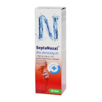 Septanazal dla doroslych, (1mg+50mg)/ml, aer.do nosa, 10 ml