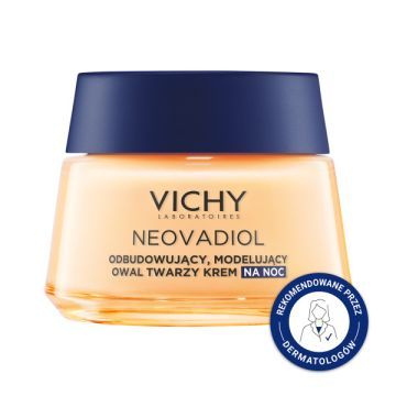 Vichy Neovadiol, kompleks uzupełniający, odbudowujący, modelujący owal twarzy krem na noc, 50 ml