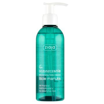 Ziaja Liście Manuka-Oczyszczanie, żel myjący, normalizujący, 200 ml