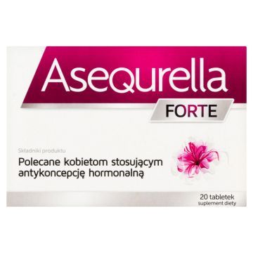 Asequrella Forte, tabletki, 20 szt.