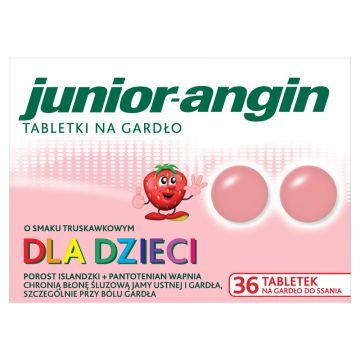 Junior angin, tabletki na gardło, 36 szt.