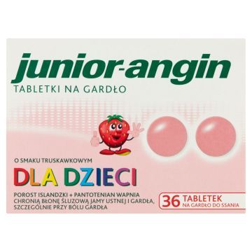 Junior angin, tabletki na gardło, 36 szt.