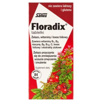 Floradix, tabletki, 84 szt.