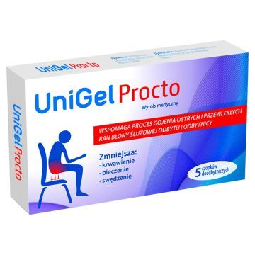UniGel Procto, czopki, 5 szt.