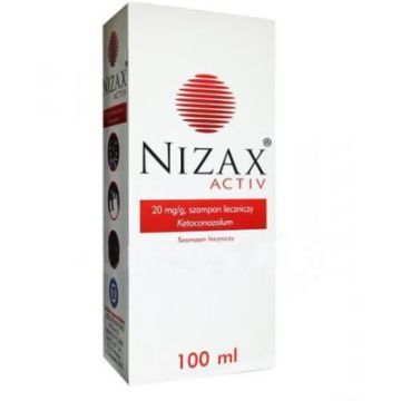 Nizax Activ, 20 mg/g, szamp.leczn., 100 ml
