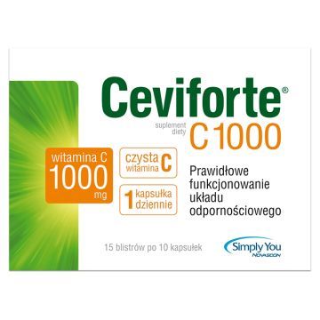 Ceviforte C 1000, kaps., 10 szt x 15 op.,display