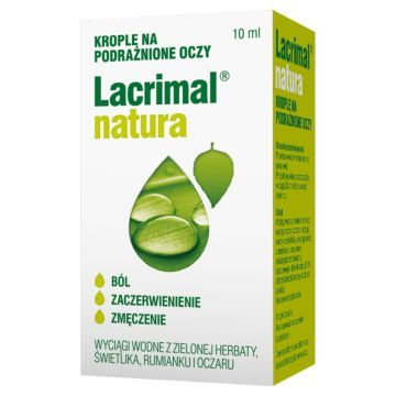 Lacrimal natura, krople do oczu, 10 ml