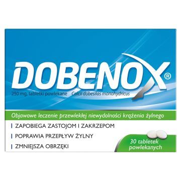 Dobenox, 250 mg, tabletki powlekane, 30 szt.