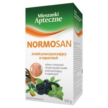 Normosan, zioła do zaparzania, mieszanka ziołowa, 100 g
