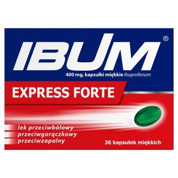 Ibum Express Forte, 400 mg, kapsułki miękkie, 36 szt.