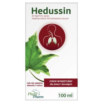 Hedussin, (33 mg/4 ml), syrop, 100 ml