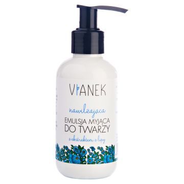 VIANEK Nawilżająca emulsja myjąca do twarzy, 150 ml