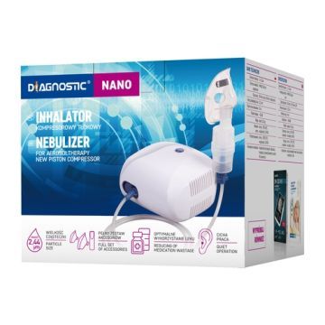 Inhalator Diagnostic Nano, kompresorowy tłokowy, 1 szt