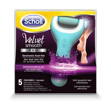 Scholl Velvet Smooth,pilnik d/stop elektr,Wet&Dry,ladow,1szt