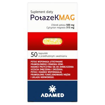 Potazek MAG, kapsułki o przedłużonym uwalnianiu, 50 szt.