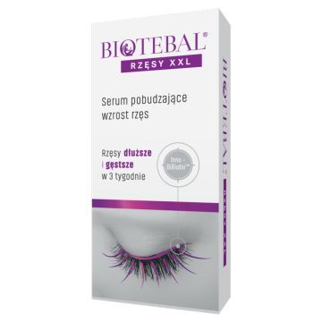 Biotebal rzęsy XXL, serum pobudzające wzrost rzęs, 3 ml
