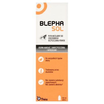 Blephasol, płyn micelarny do pielęgnacji wrażliwych powiek, 100 ml