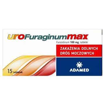 UroFuraginum Max, 100 mg, tabletki, 15 szt.
