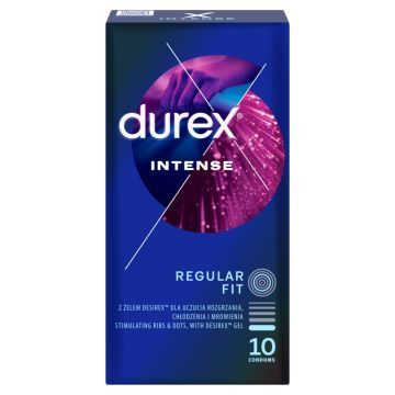 Durex Intense, prezerwatywy, 10 szt.
