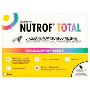 Nutrof Total, kapsułki z witaminą D3, 30 szt.