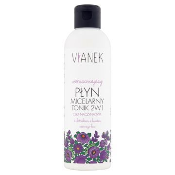 VIANEK Wzmacniający płyn micelarny i tonik 2w1, 200 ml