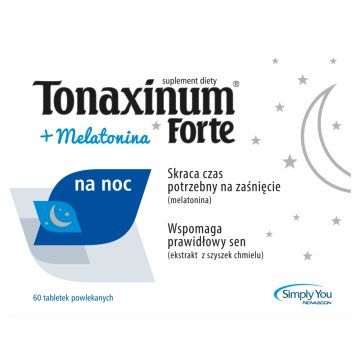 Tonaxinum Forte + Melatonina, tabletki, 60 szt.