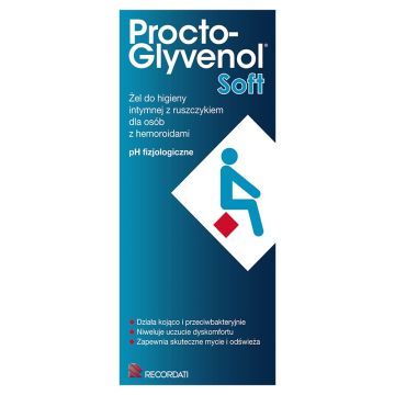 Procto-Glyvenol Soft, żel do higieny intymnej, 180 ml