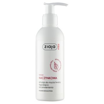 Ziaja Med Naczynkowa, emulsja do mycia twarzy, łagodząca zaczerwienienia, 200 ml
