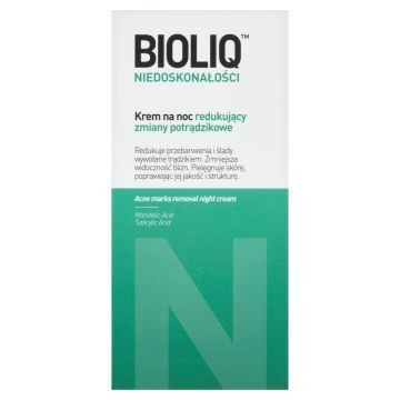 Bioliq Specialist Niedoskonałości, krem redukujący zmiany potrądzikowe na noc, 30 ml