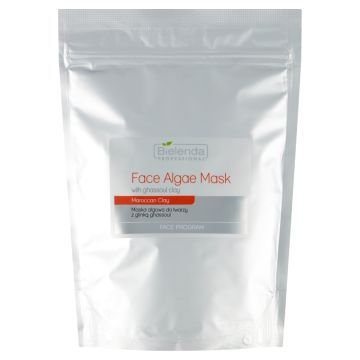 Bielenda Professional, Maska algowa do twarzy z glinką ghassoul, 190 g, opakowanie uzupełniające