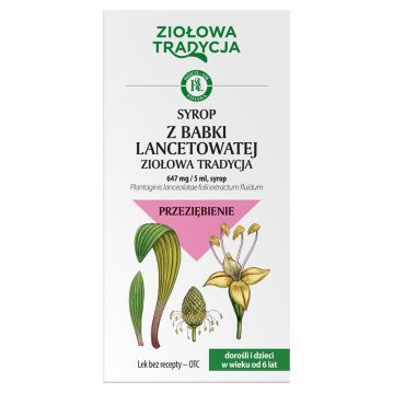 Ziołowa Tradycja Syrop z babki lancetowatej, 674 mg/5 ml, syrop, 125 g