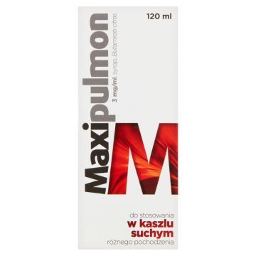 Maxipulmon, 3 mg/ml, syrop, 120 ml