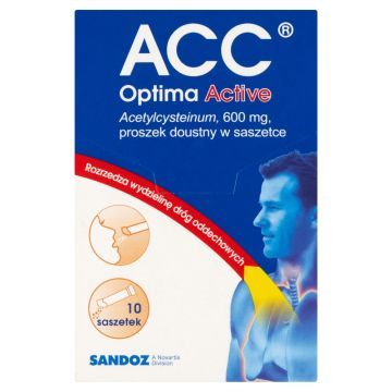 ACC Optima Active, 600 mg, proszek doustny, 10 szt.
