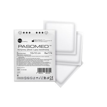 Kompr.gaz.jal.Pasomed,17nit,10x10cm,( 8w),3 szt (pak.pojed)