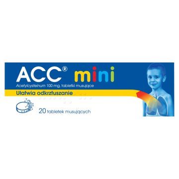 ACC mini, 100 mg, tabletki musujące, 20 szt.