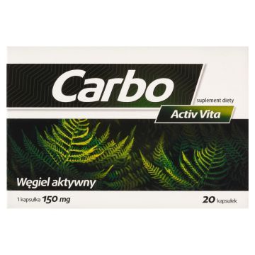 Carbo Activ Vita, kapsułki, 20 szt.