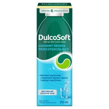 DulcoSoft w płynie, roztwór doustny na zaparcia, 250 ml