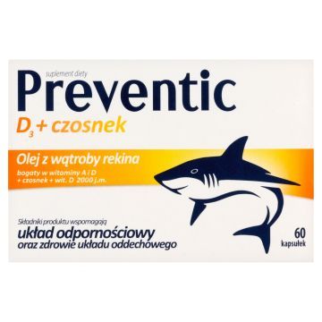 Preventic D3, kapsułki, 60 szt.