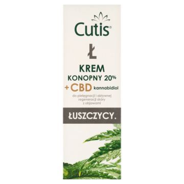Cutis Ł, krem konopny 20% + CBD, 120 ml