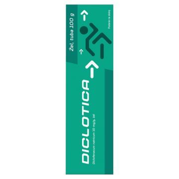 Diclotica, 10 mg/g, żel, 100 g (tuba)