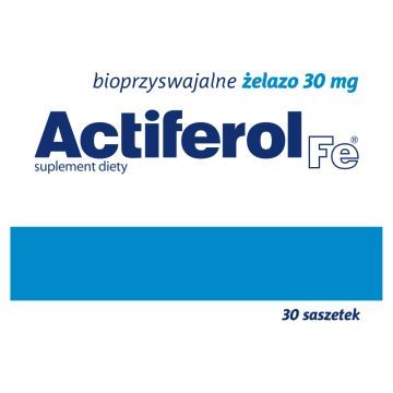 Actiferol Fe, 30 mg, proszek do rozpuszczenia w saszetkach, 30 szt.
