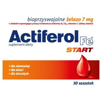 ActiFerol Fe START, proszek do rozpuszczania w saszetkach, 30 szt.