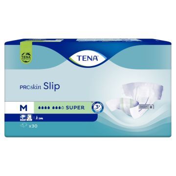 TENA Slip ProSkin Super, pieluchomajtki, rozmiar M, 30 szt.