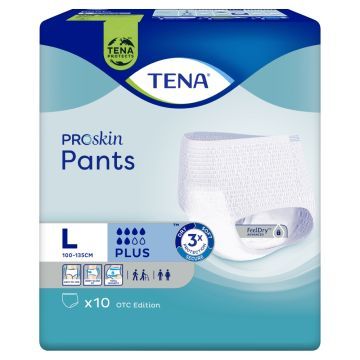 TENA Pants ProSkin Plus OTC Edition, majtki chłonne, rozmiar L, 10 szt.