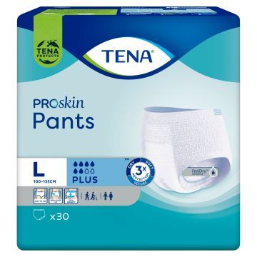 TENA Pants ProSkin Plus, majtki chłonne L, 30 szt.